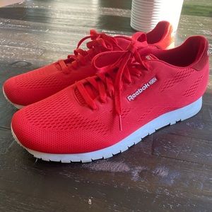 Reebok CI Nylon Slim Mesh Red White Mens Classic Trainers